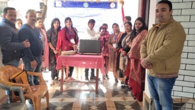 Photo of रोटरी क्लब रॉयल्स ने नगर के जूनियर स्कूल में लगाया आंखों की जांच का कैंप