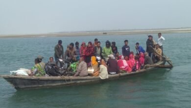 Photo of वोटरों में गजब का उत्साह : नाव से नदी पार करके डाले वोट