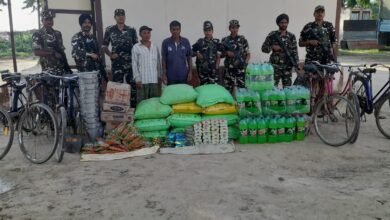 Photo of तस्करी का माल ले जाते हुए 2 नेपालियों को दबोचा