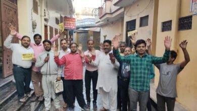 Photo of भक्तमाल कथा महोत्सव को लेकर प्रभातफेरी के माध्यम से भक्तों को किया गया आमंत्रित