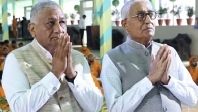 Photo of केंद्रीय मंत्री जनरल वीके सिंह ने टीएमयू में लगाई आस्था की डुबकी