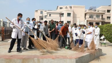 Photo of टीएमयू कैंपस में बापू की जयंती पर क्लीन इंडिया कैंपेन