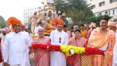Photo of टीएमयू कैम्पस में निकली श्रीजी की भव्य रथयात्रा